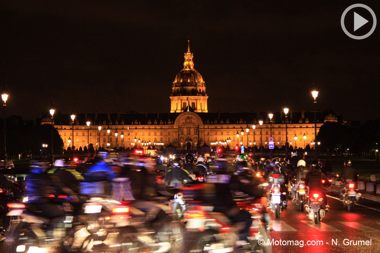 2e Nuit 2-roues à Paris : belle mobilisation malgré la (...)
