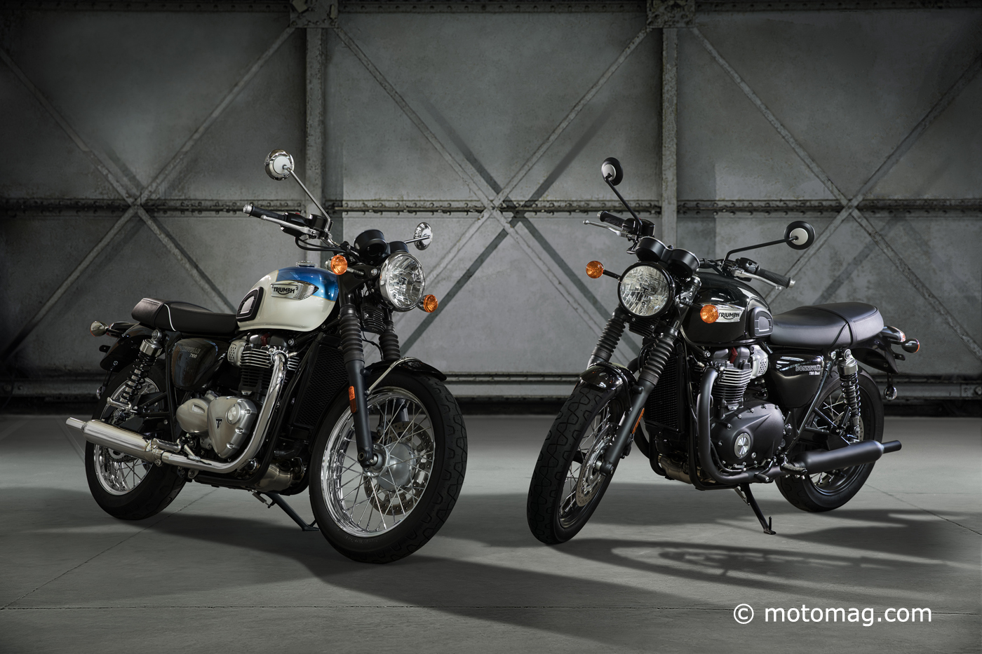 Nouveauté Triumph 2017 : Bonneville T100 et sa version (...)