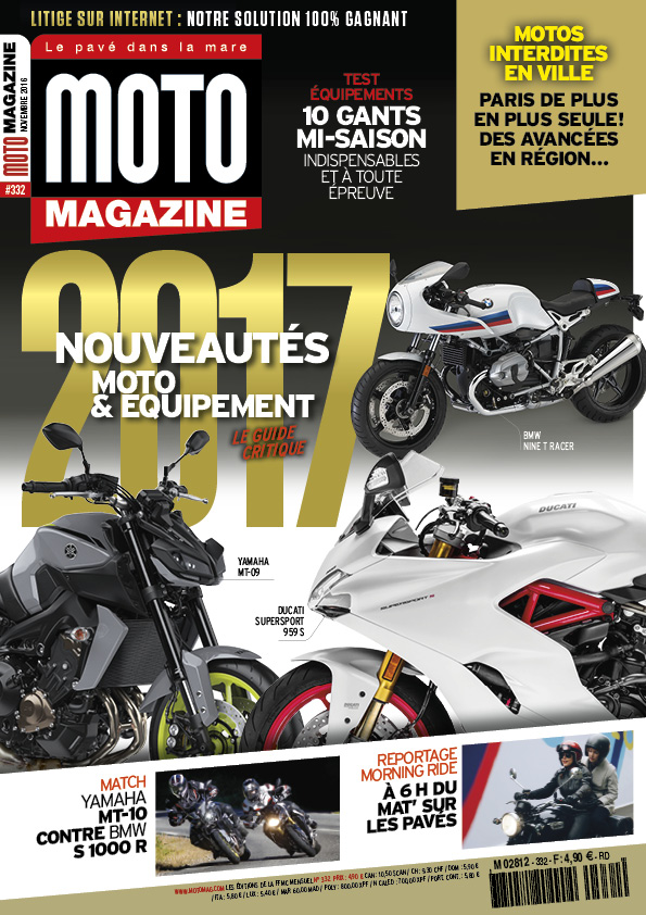 Moto Magazine n° 332 - Novembre 2016