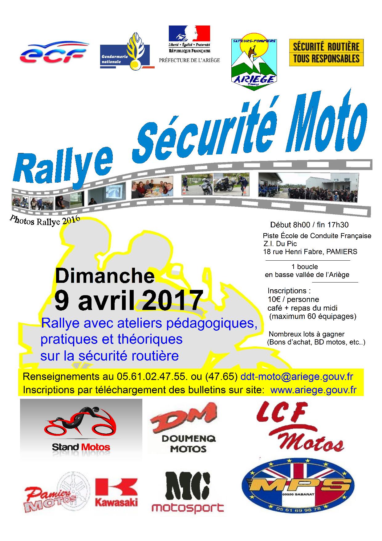Rallye moto sécurité et ateliers pédagogiques à Pamiers (...)