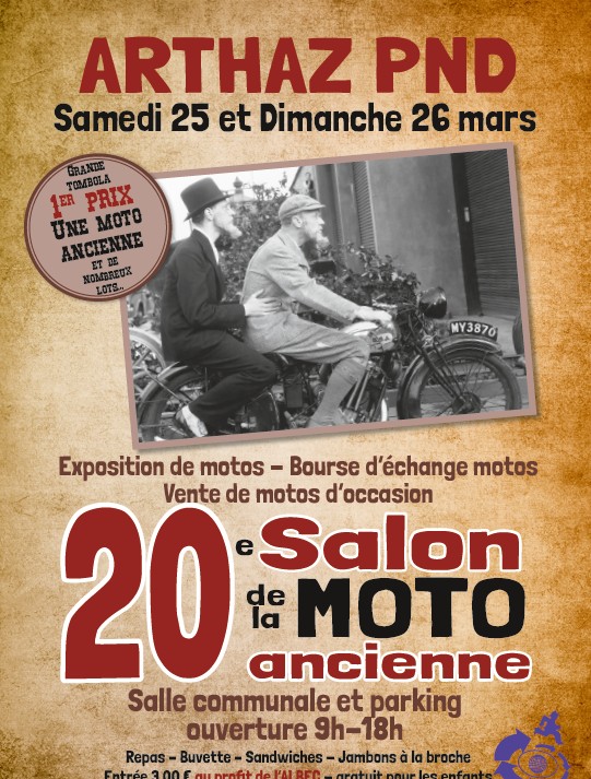 Salon de la moto ancienne à Arthaz-Pont-Notre-Dame (...)