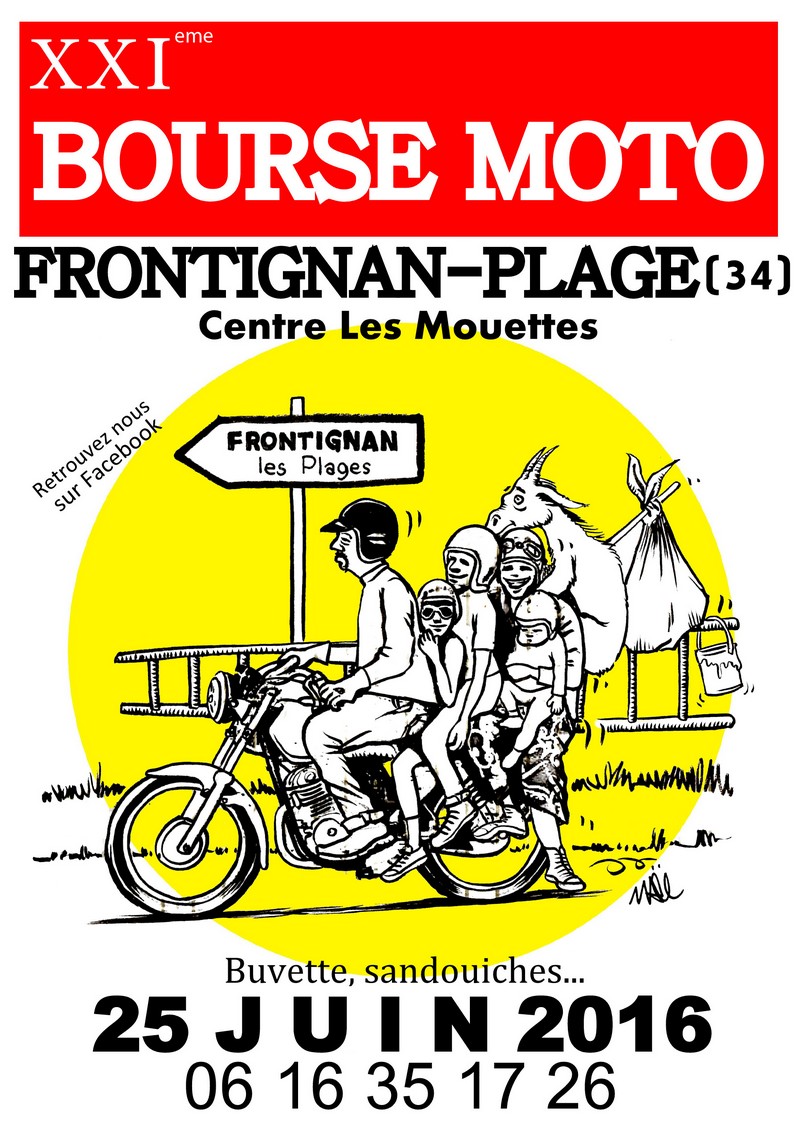 21e bourse moto de Frontignan-Plage (34)