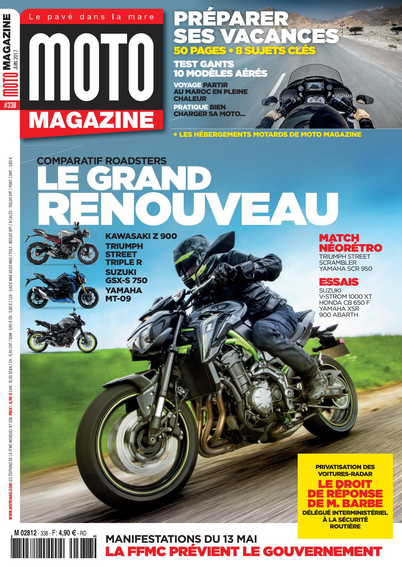 Moto Magazine n°338 - Juin 2017