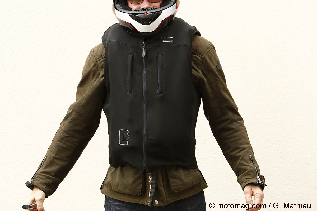 gilet airbag moto bering c protect air