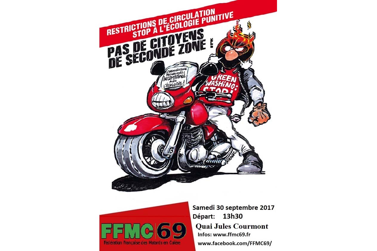 Auvergne-Rhône-Alpes : les motards manifestent contre (...)