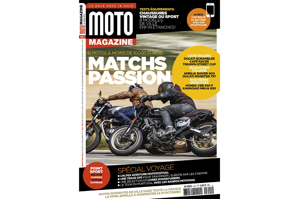 Le Moto Magazine n°341 d'octobre 2017 est en (...)