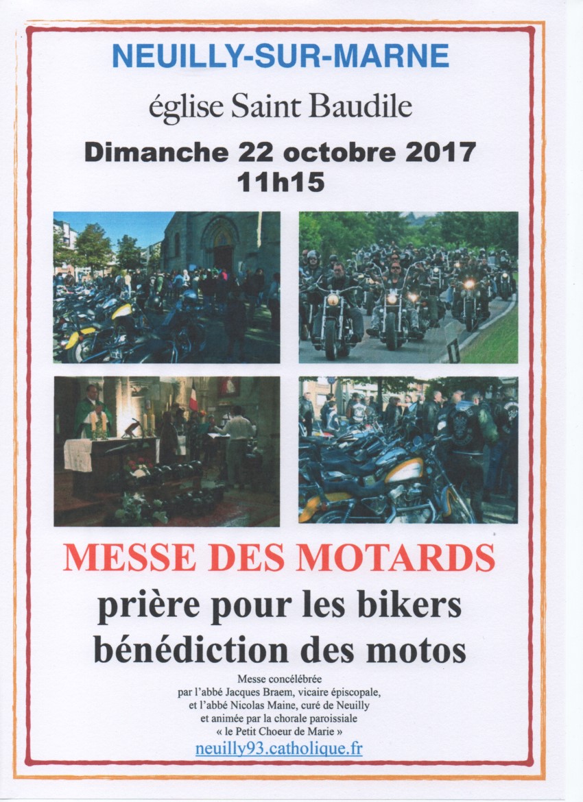Messe des motards à Neuilly-sur-Marne (93)
