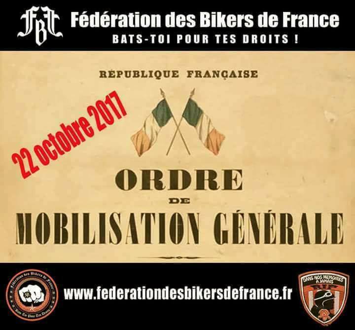 Manifestation nationale de la Fédération des Bikers de (...)