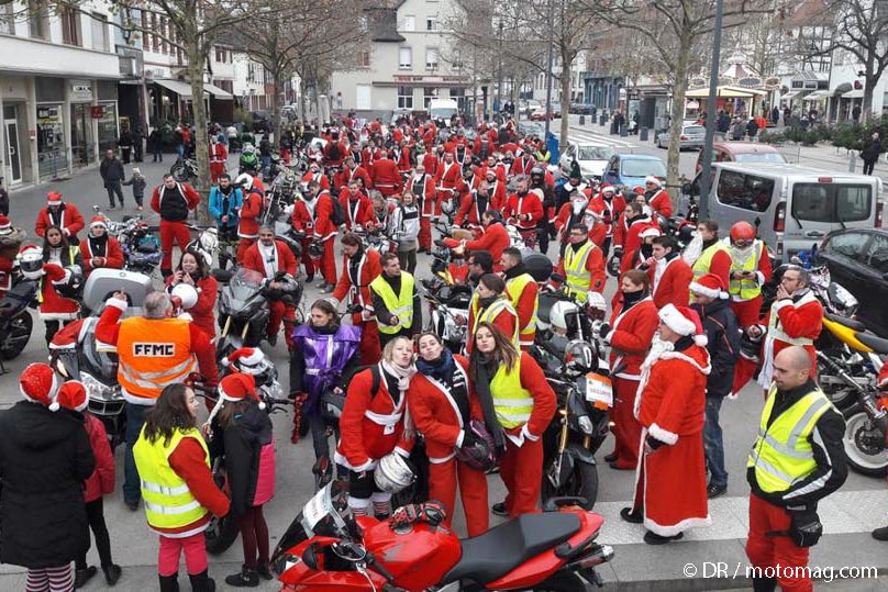 Les Pères Noël motards ont distribué 56 kg de jouets dans (...)