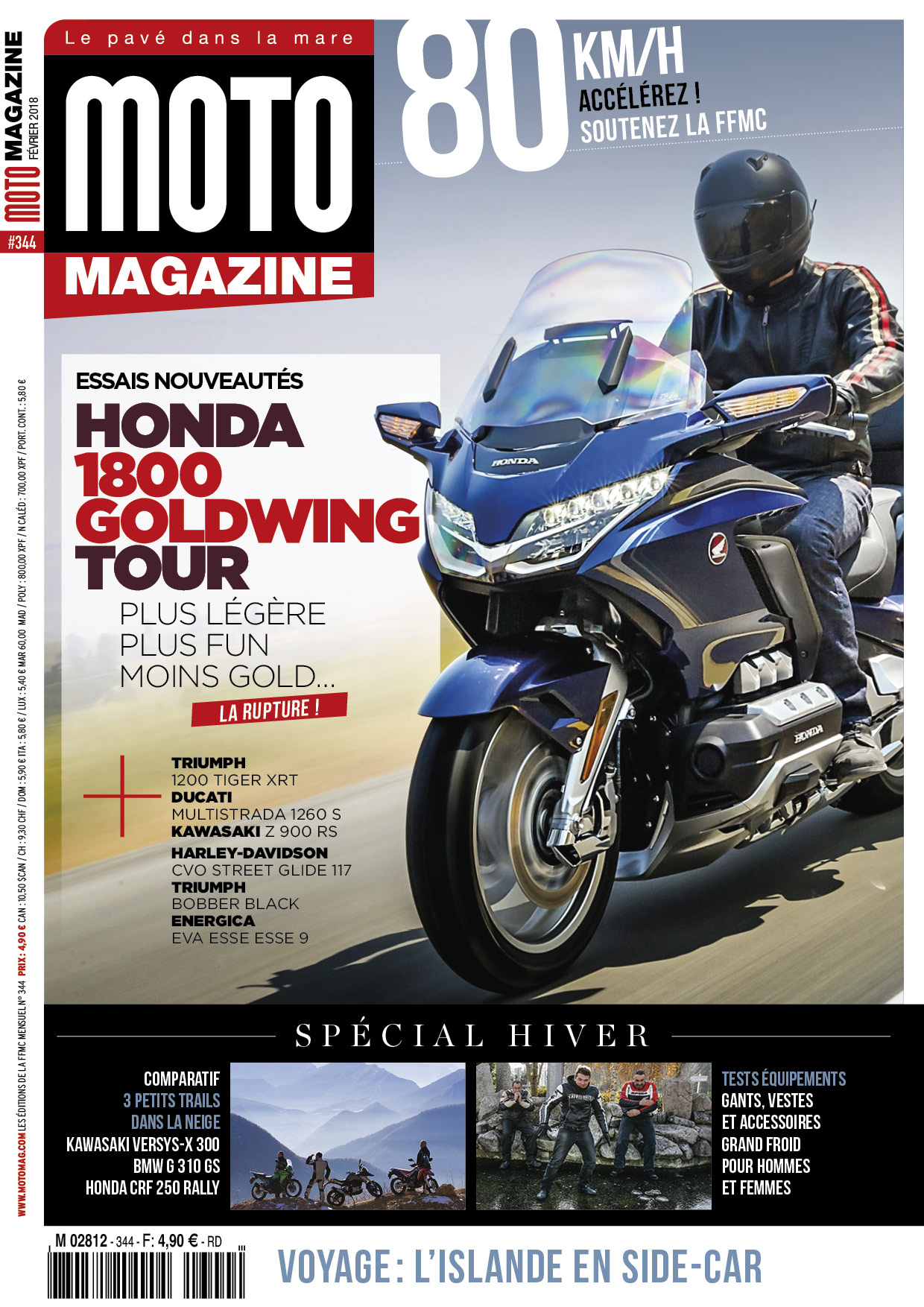 Moto Magazine n°344 - Février 2018