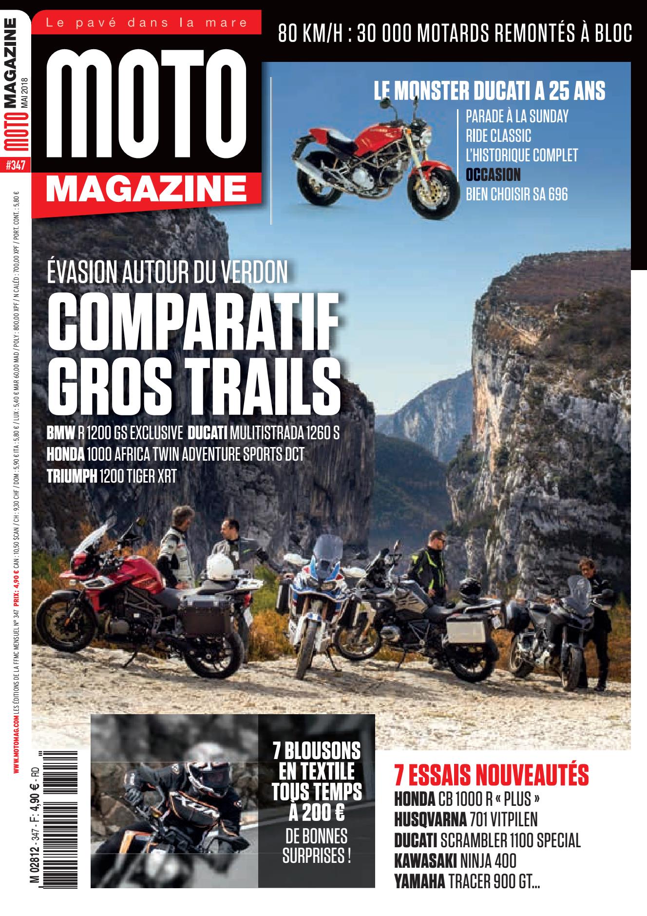 Moto Magazine n°347 - Mai 2018