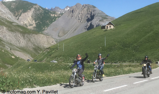 Le Galibier en mobylette ou la Mythique Ascension