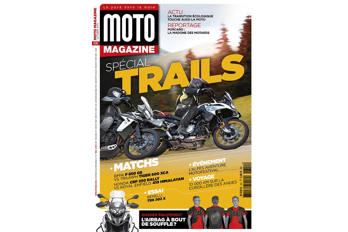 Le numéro 351 de Moto Magazine (octobre 2018) est en (...)