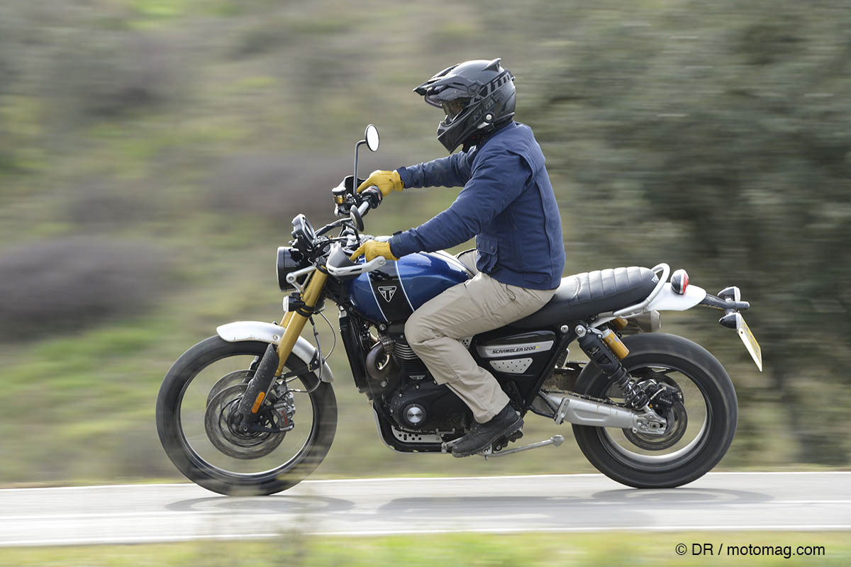 Essai Triumph Scrambler 1200 XE : chapeau melon et (...)