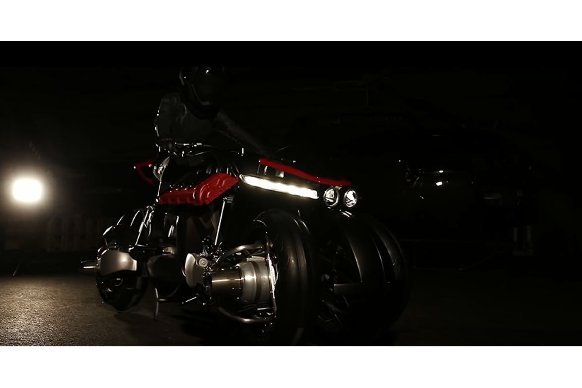 Lazareth LMV 496, la moto qui vole (+vidéo)