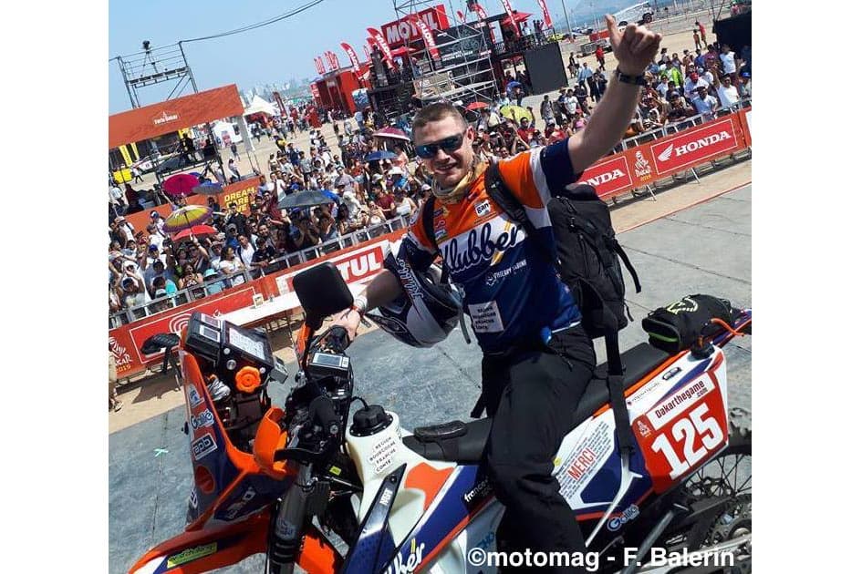 Frédéric Barlerin au départ de son 1er Dakar en 2019 sans (...)