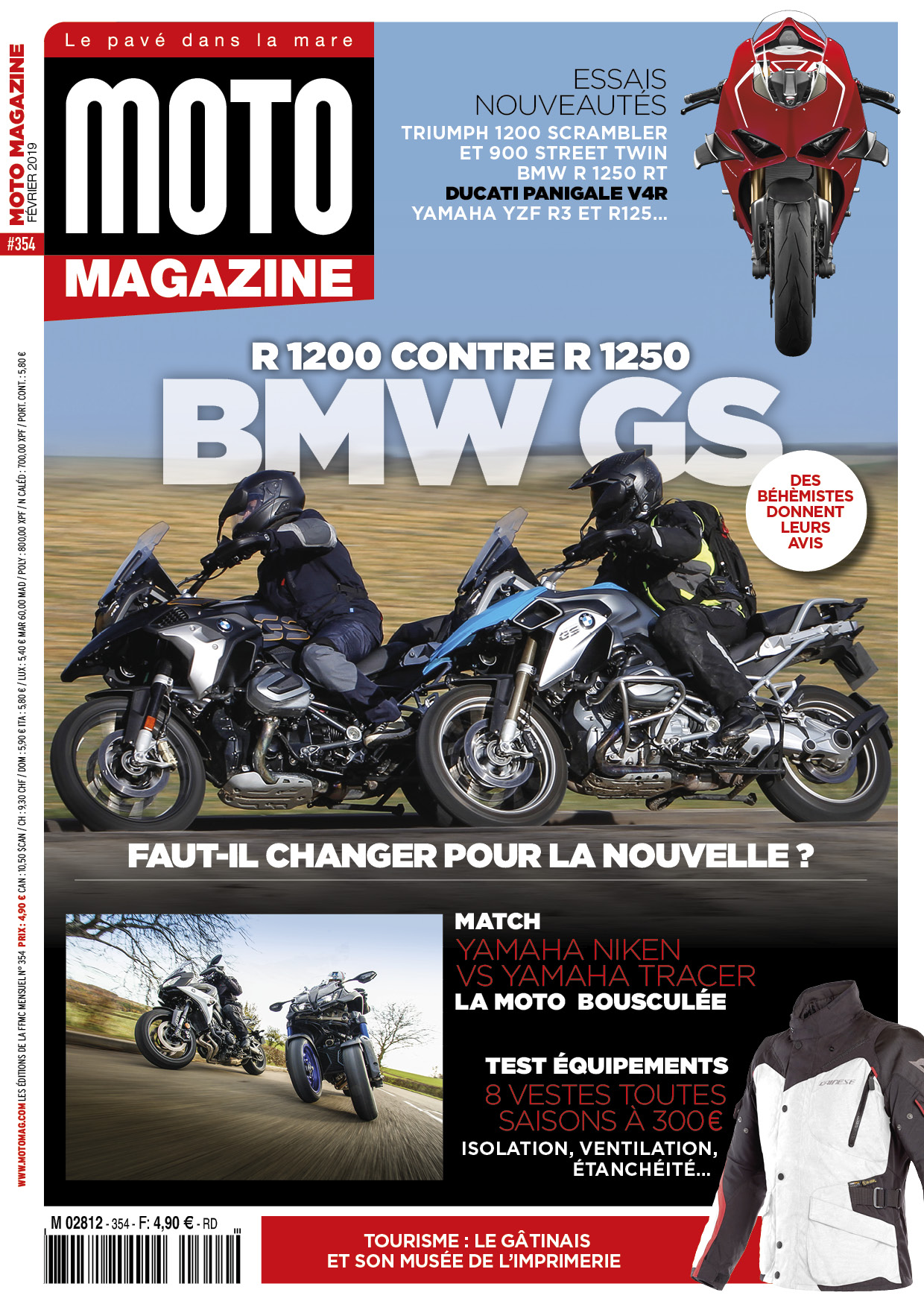 Moto Magazine n°354 - Février 2019