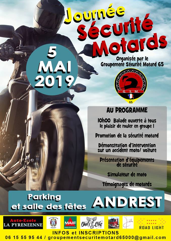 1re journée Sécurité motards d'Andrest (Hautes-Pyrénées)