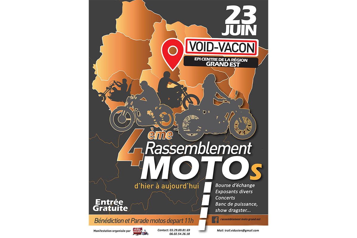 4e rassemblement motos du Grand Est de Void-Vacon (...)
