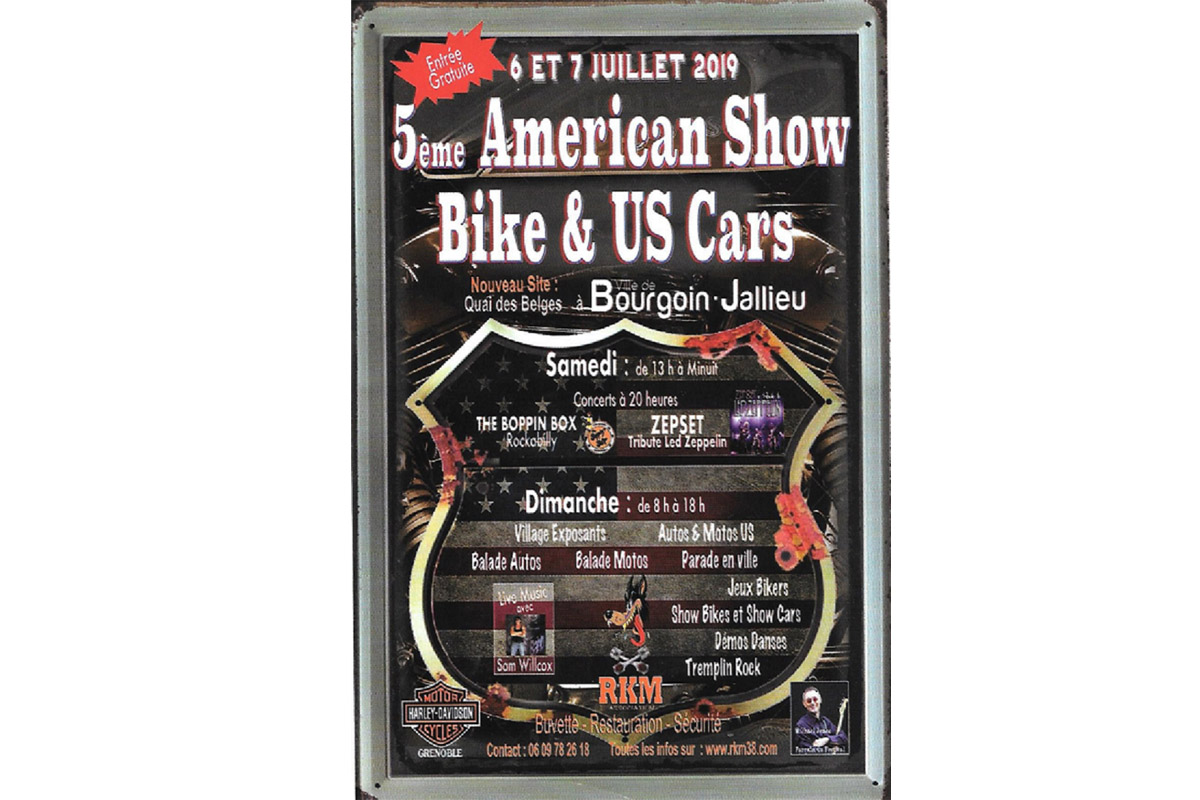 5e American Show Bike & US Cars (Isère)