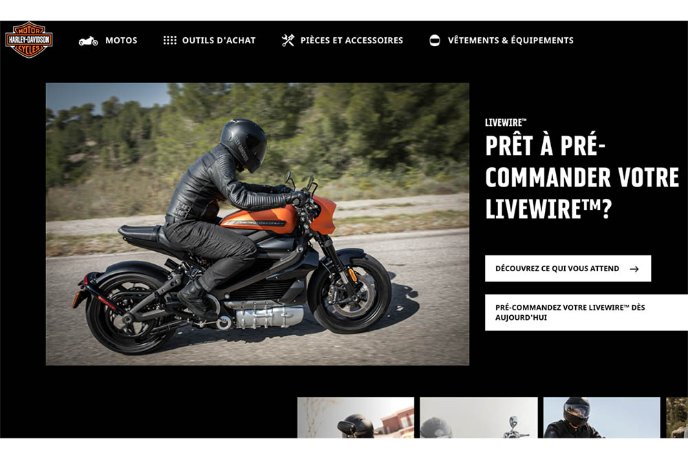 Harley-Davidson : les pré-commandes pour la Livewire (...)
