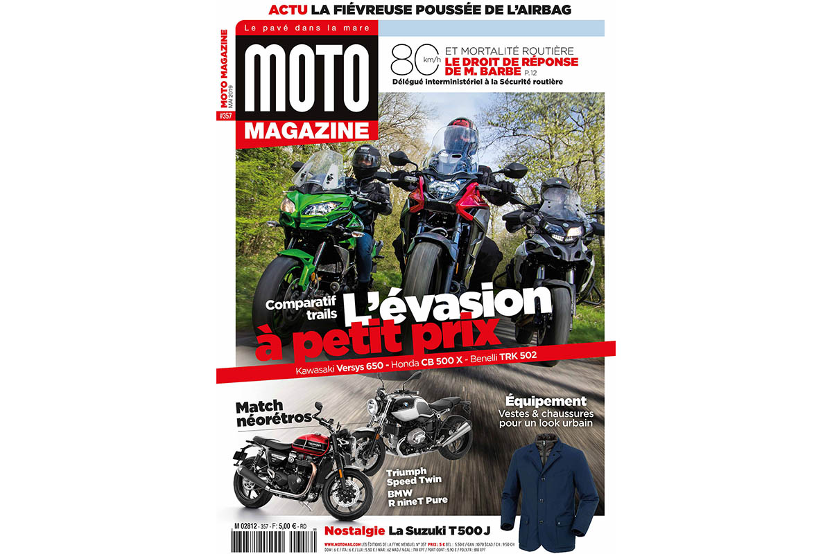 Le Moto Magazine n°357 (mai 2019) est en kiosque