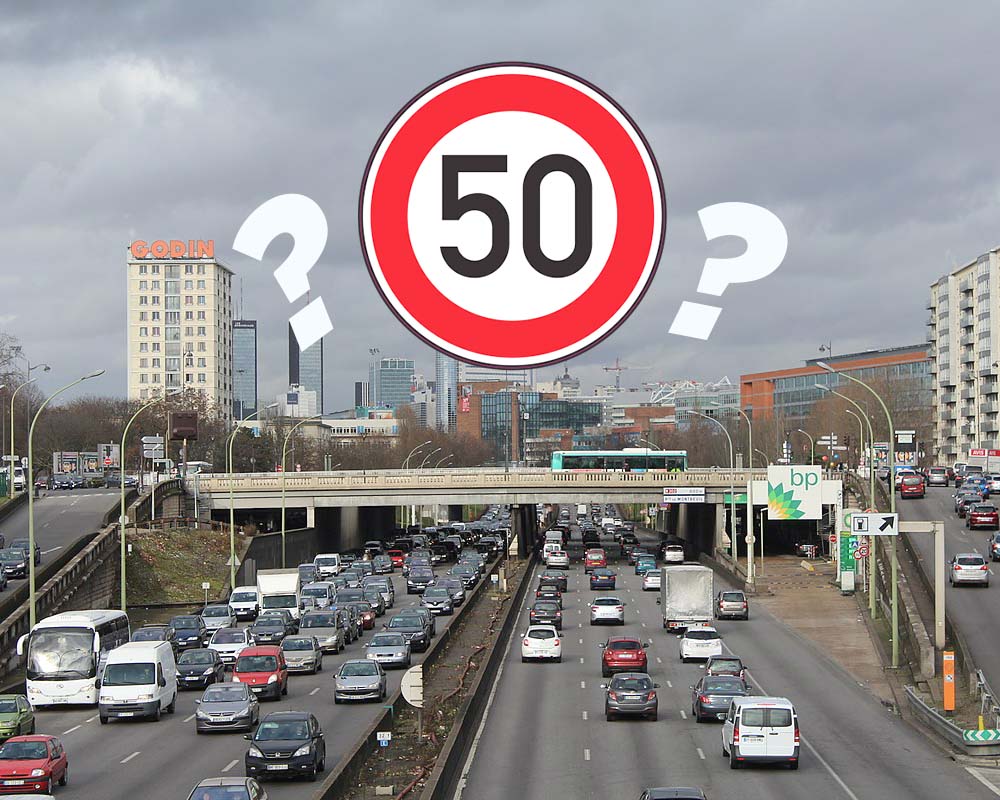 Bientôt à 50 km/h sur le périphérique parisien ?