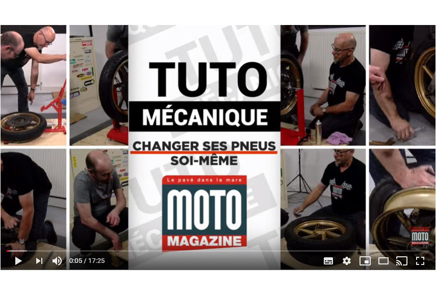 Tuto vidéo mécanique moto : changer ses pneus soi-même