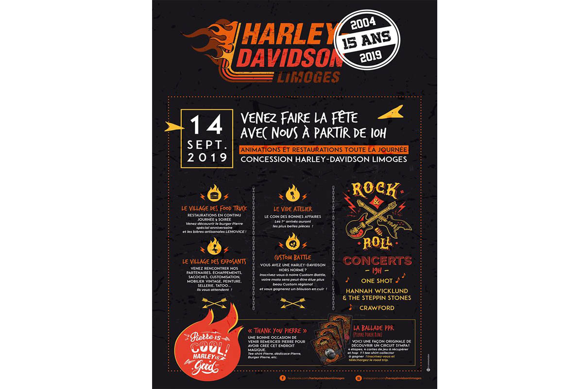 Harley-Davidson Limoges fête ses 15 ans (Haute-Vienne)