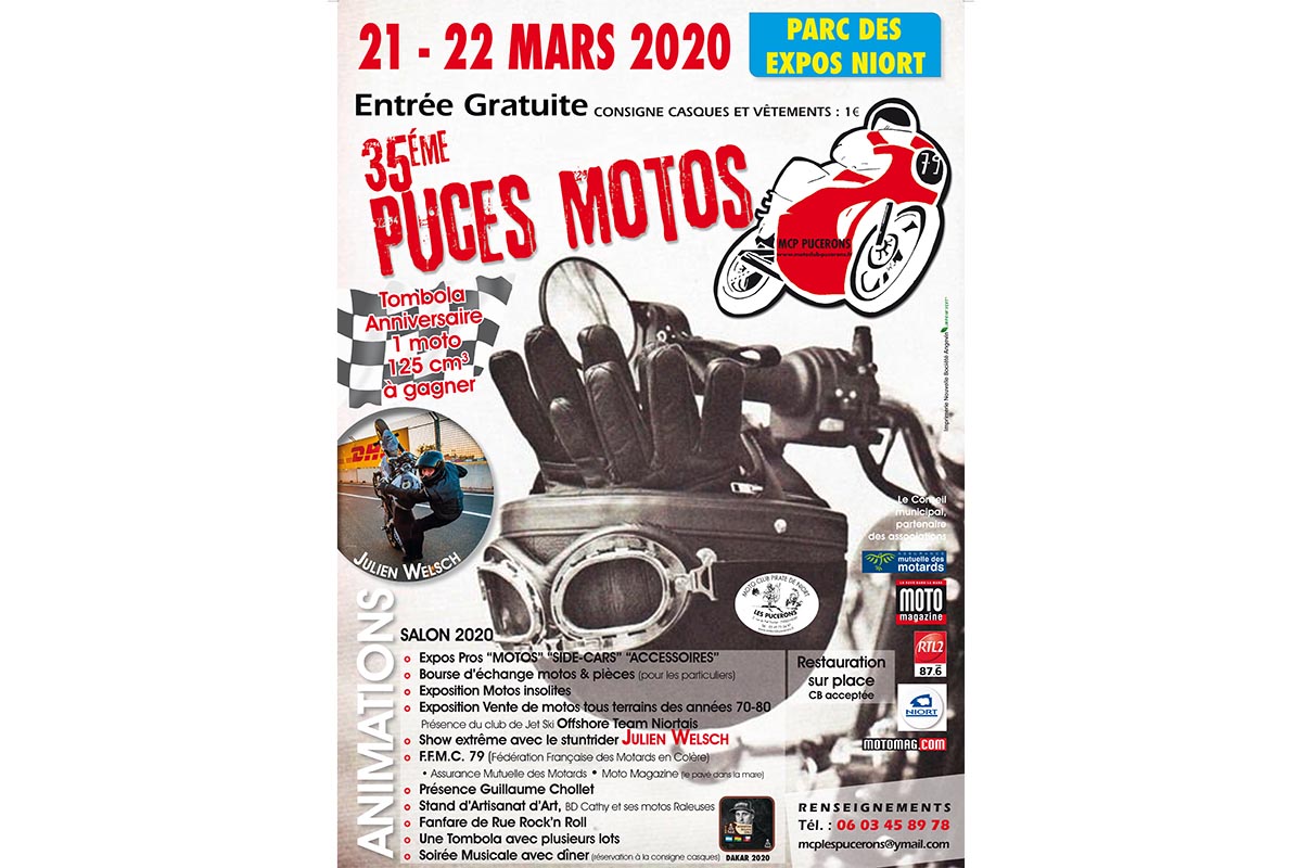 35e Puces motos de Niort (DeuxSèvres) Moto Magazine leader de l