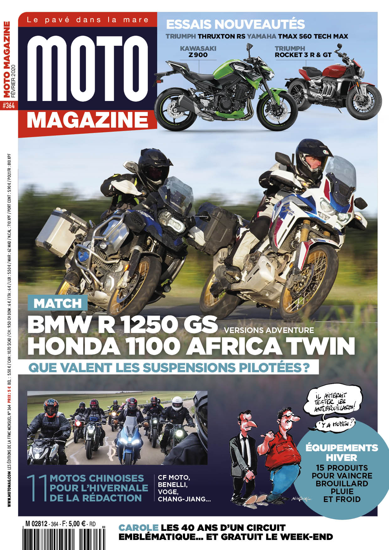 Moto Magazine n°364 - Février 2020