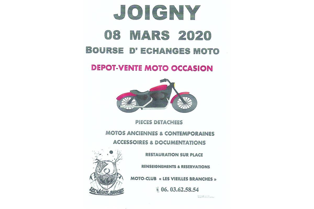 Bourse d'échange motos de Joigny (Yonne)