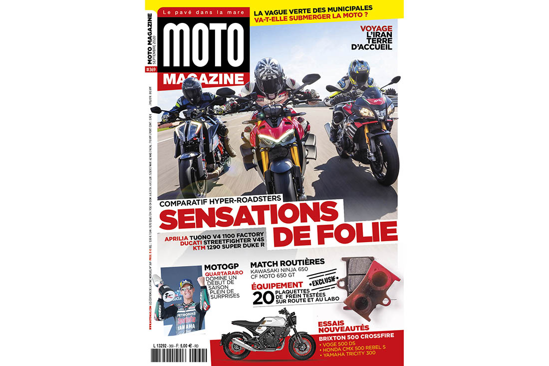 [KIOSQUE] Le Moto Magazine de septembre 2020 (#369) est (...)