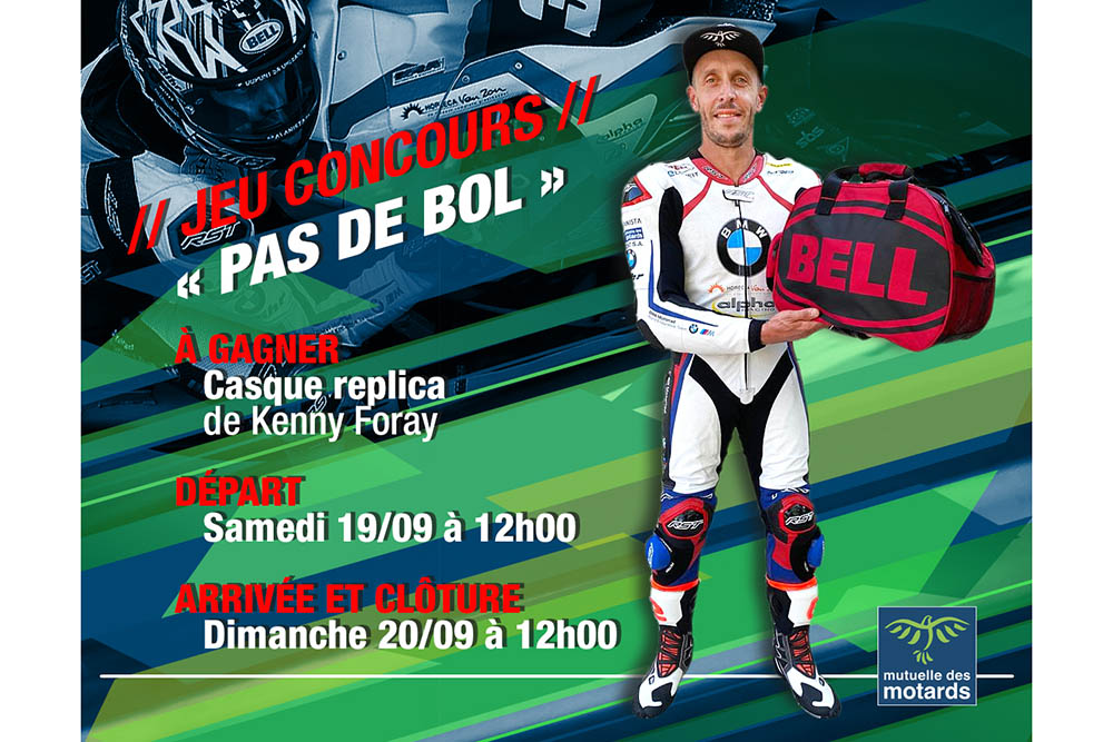 Gagnez le casque de Kenny Foray avec "Pas de (...)