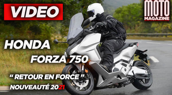 [VIDEO] HONDA FORZA 750 dans le grand bain