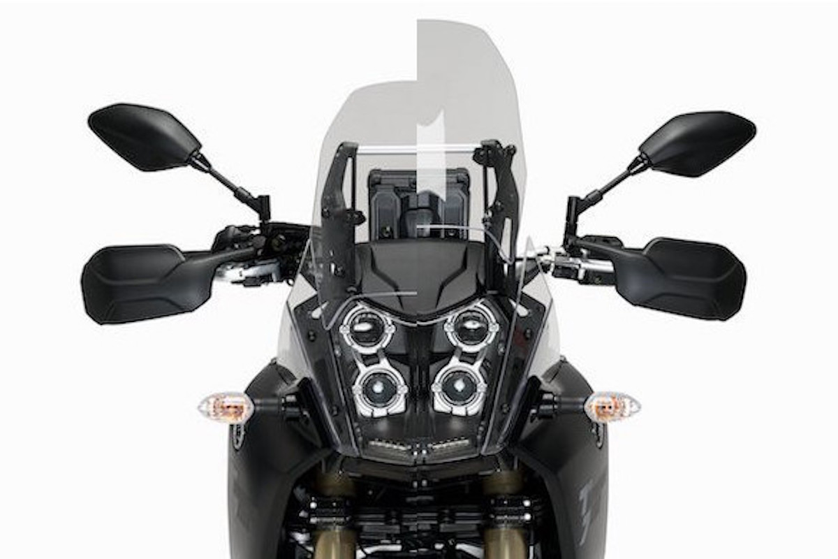 Le Puig M.E.M. rend le pare-brise de la Yamaha Ténéré (...)