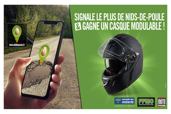 Signalez des nids-de-poule et gagnez un casque Dexter (...)