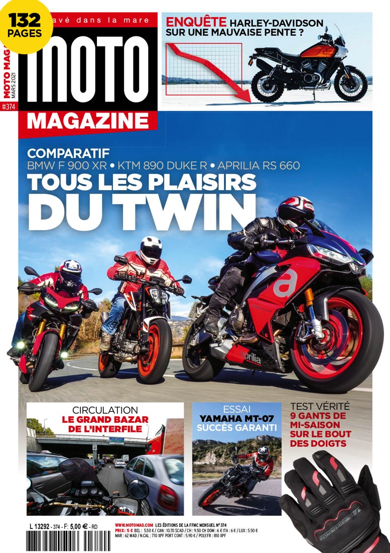 Moto Magazine n° 374 - Mars 2021