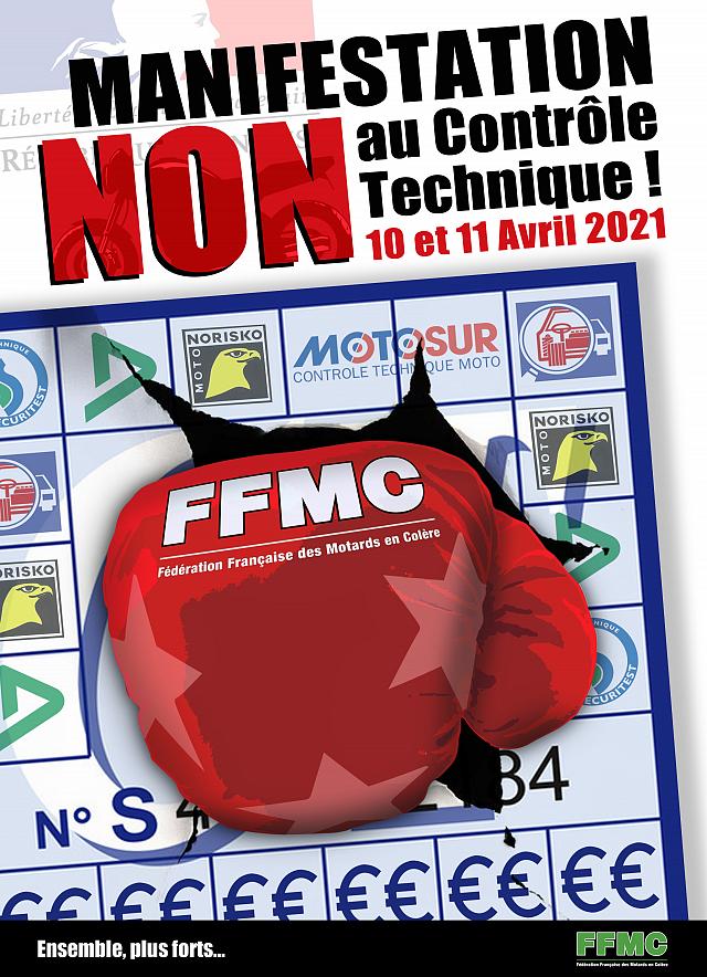 Les 10 et 11 avril, dites non au contrôle technique (...)