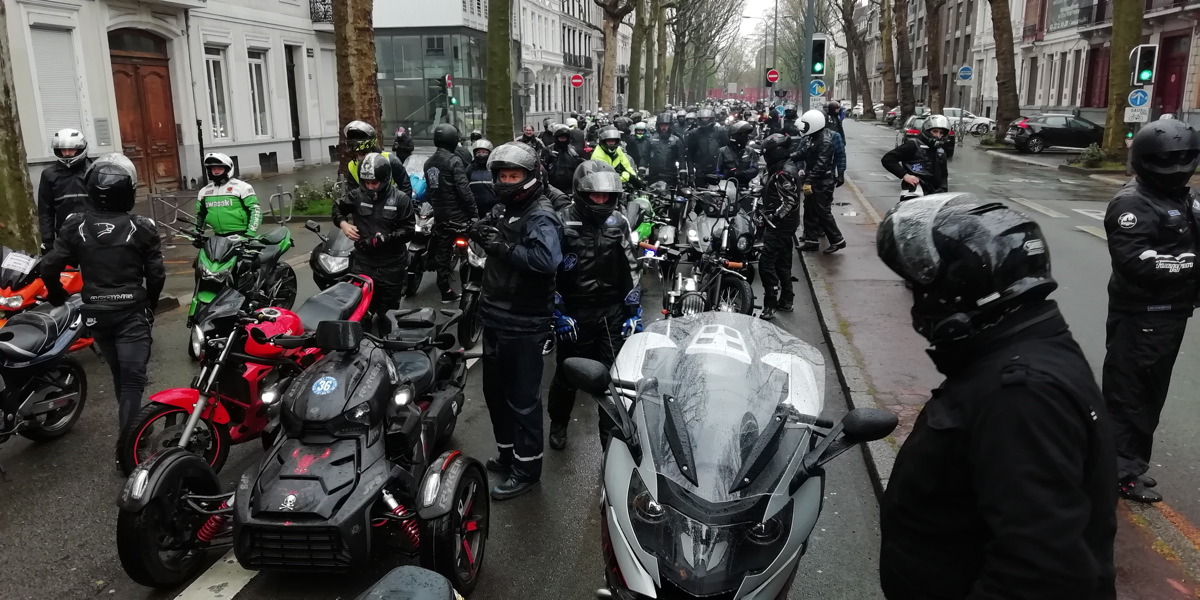 Les motards du Nord ont dit NON au CT obligatoire