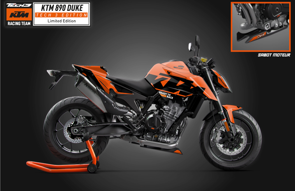 KTM 890 Duke Black Tech3 : l'édition limitée aux (...)