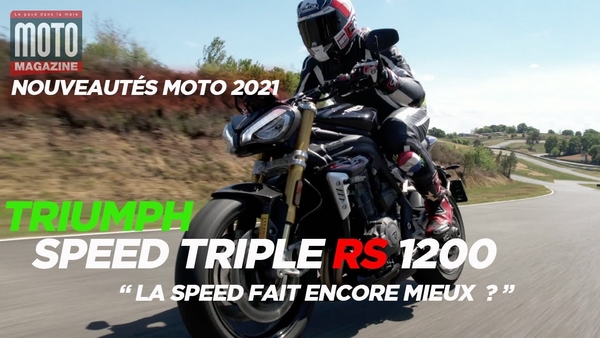 La Speed Triple 1200 RS en essai vidéo sur Motomag