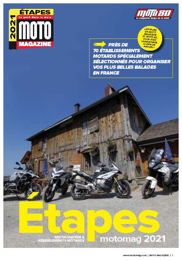 Les Étapes Moto Magazine 2021 : le guide des hébergements (...)