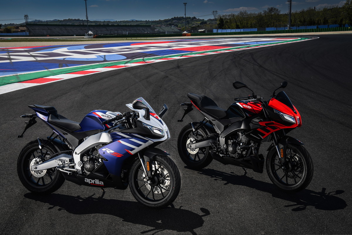Aprilia 125 RS et Tuono : comme les grandes !