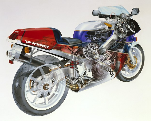 Honda VFR 750 R (RC30) : les pièces de rechange à nouveau (...)