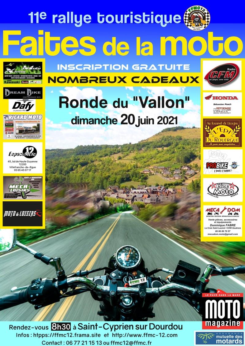 Faites de la Moto - Rallye Touristique 2021