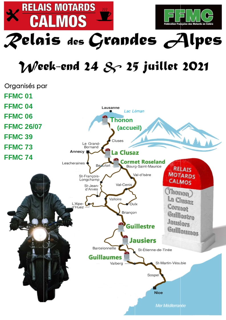 Relais motards calmos des Grandes Alpes (24 et 25 (...)