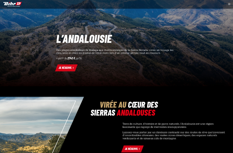 Bihr se met au voyage en Europe