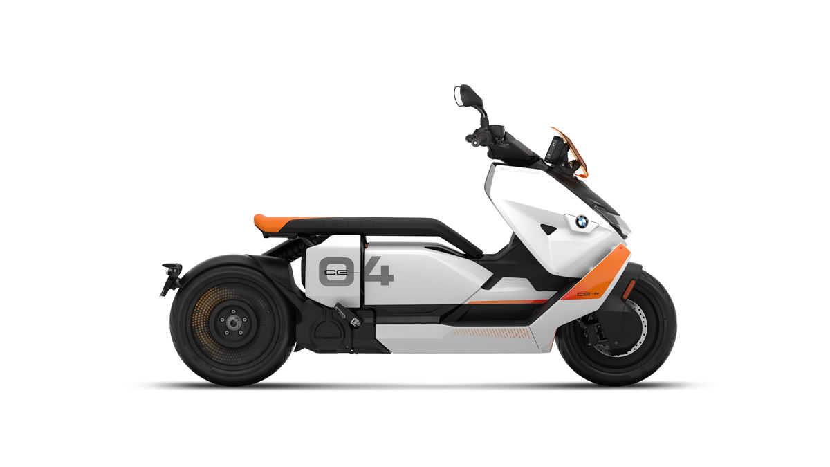 Avec le CE 04, BMW réinvente le scooter électrique (...)