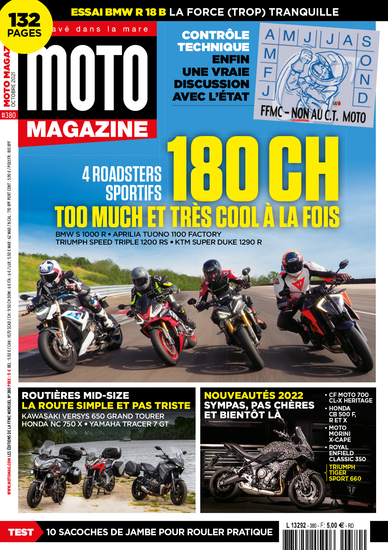Moto Magazine n° 380 - Octobre 2021